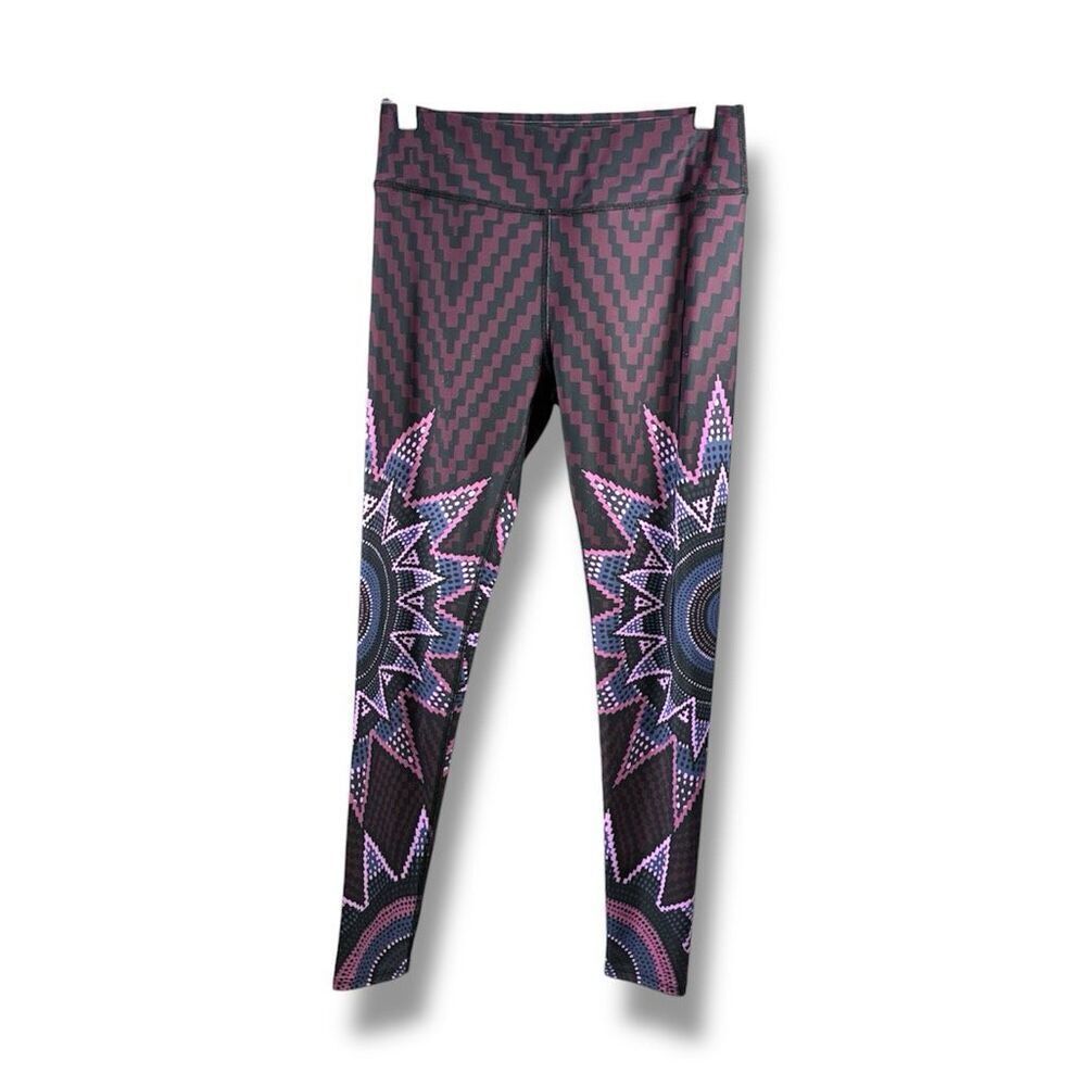 Mara Hoffman Active Starbasket Pattern in Purple Size M